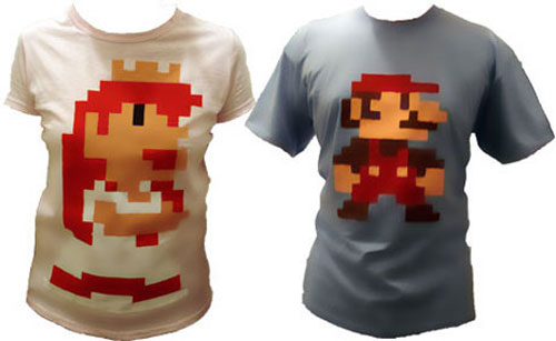 DIY Pixel art T-shirts